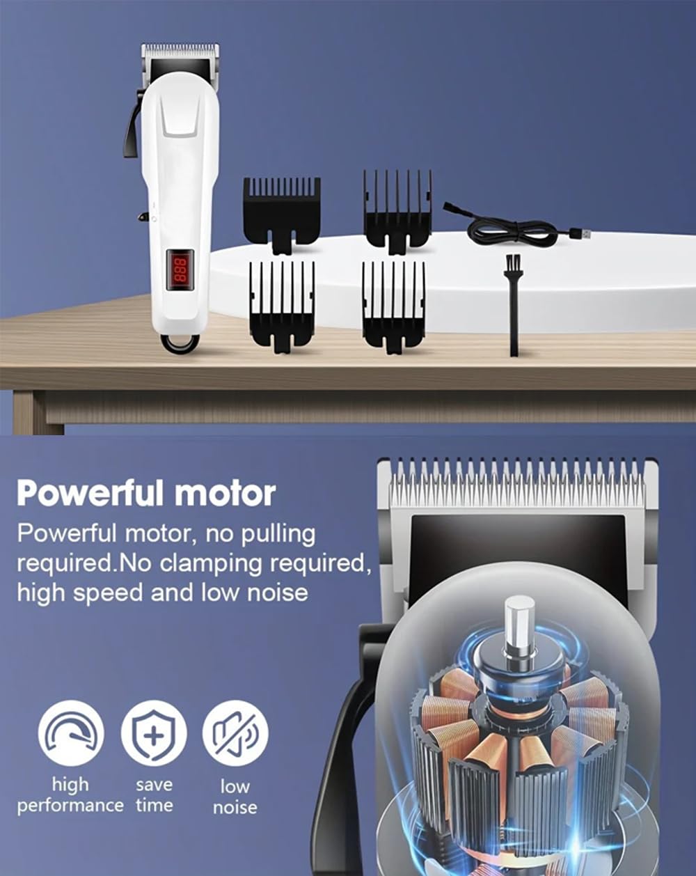 Professional Cordless Hair Clipper
